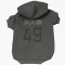 Black Los Angeles Chargers Eddie Jackson   Service Dog & Cat Pet Hoodie