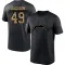 Black Men's Eddie Jackson Los Angeles Chargers 2020 Salute To Service Performance T-Shirt