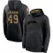 Black Men's Eddie Jackson Los Angeles Chargers 2020 Salute to Service Sideline Performance Pullover Hoodie