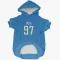 Blue Los Angeles Chargers Joey Bosa  Powder  Dog & Cat Pet Hoodie