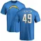 Blue Men's Eddie Jackson Los Angeles Chargers T-Shirt -