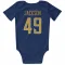 Gold Los Angeles Chargers Eddie Jackson  Royal  Newborn & Infant Bodysuit