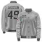 Gray Men's Eddie Jackson Los Angeles Chargers Salute to Service Performance Jacket