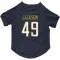 Navy Los Angeles Chargers Eddie Jackson   Dog & Cat Pet Jersey