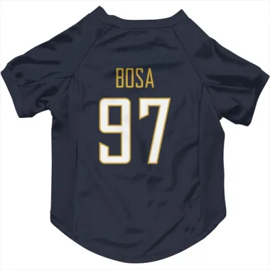 Navy Los Angeles Chargers Joey Bosa   Dog & Cat Pet Jersey