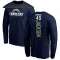 Navy Men's Eddie Jackson Los Angeles Chargers Backer Long Sleeve T-Shirt -