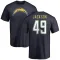 Navy Men's Eddie Jackson Los Angeles Chargers T-Shirt -