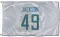 White Los Angeles Chargers Eddie Jackson   Flag (3 X 5)